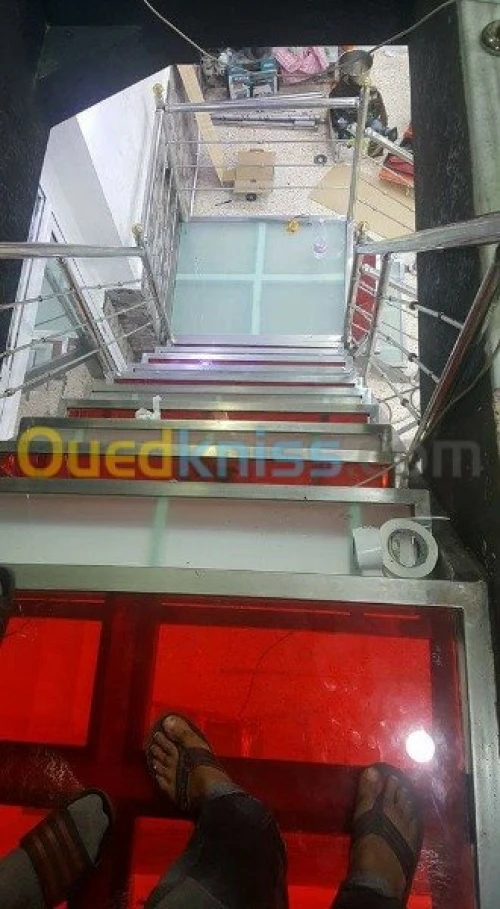 fabrication verre et inox