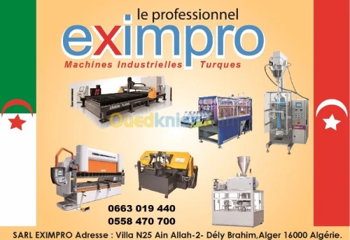 Tout types de  machines industrielles
