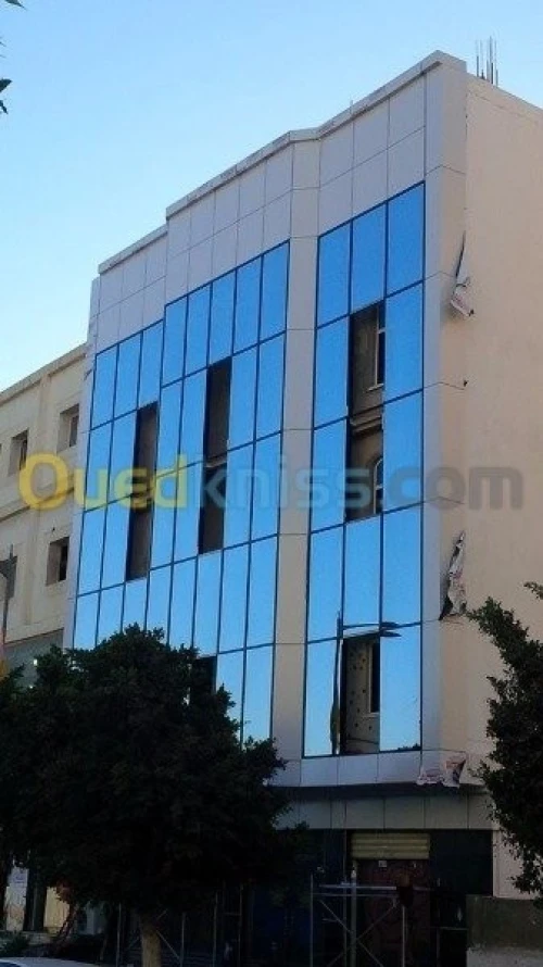 mur rideaux et facades vitree