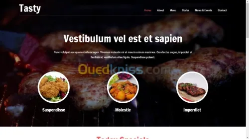 Création site web moderne  