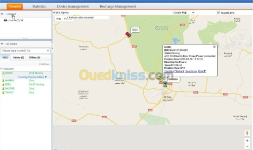 Géolocaliosion gps Fleet management