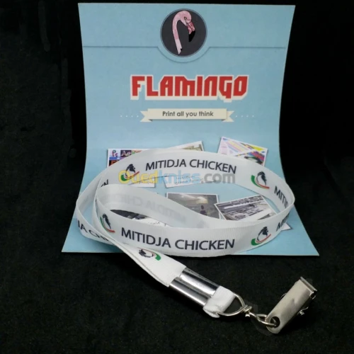 cordon badge personnalisé