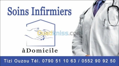 soins infirmiers à domicile
