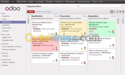 logiciel de gestion de stock Odoo