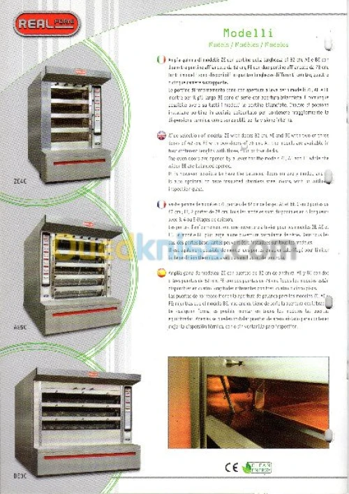 four a dalle " REAL FORNI ITALY "