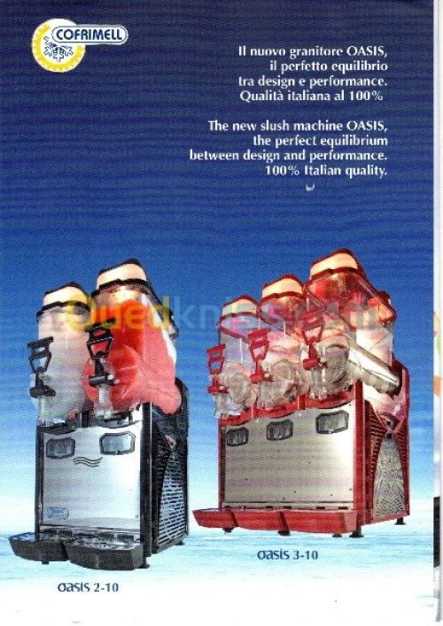 MACHINE A GRANITA COFRIMELL italy