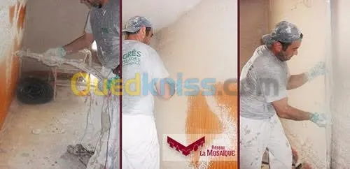 Travaux de finition