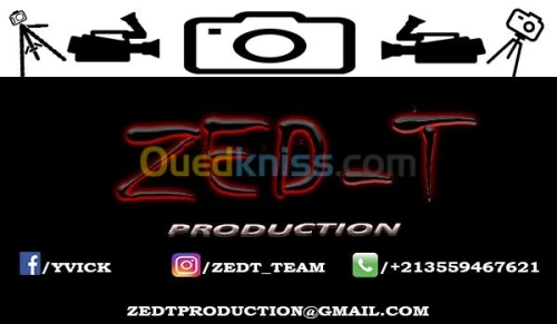 Photographe / cameraman /Montage vidéo