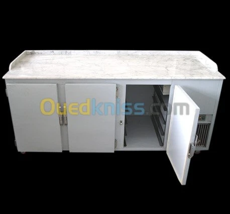 TOUR REFRIGERE DESSUS MARBRE/INOX.