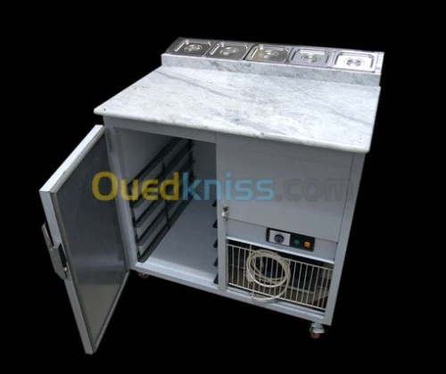 TOUR REFRIGERE DESSUS MARBRE/INOX.