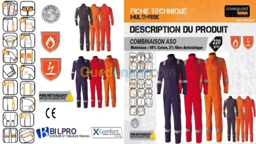 vetement multirisque ignifuge