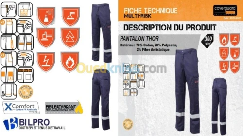vetement multirisque ignifuge
