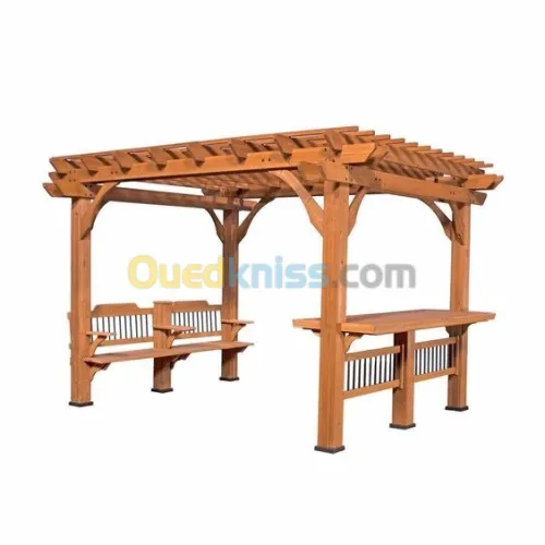 FABRICATION DE CHALETS EN BOIS ROUGE