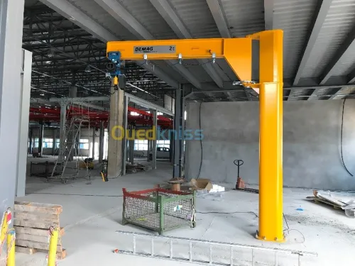 Demag, STAHL, VAHLE, Pont roulant, portique, potence, palan