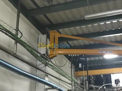 Demag, STAHL, VAHLE, Pont roulant, portique, potence, palan