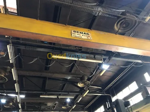 Demag, STAHL, VAHLE, Pont roulant, portique, potence, palan