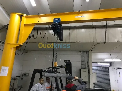 Demag, STAHL, VAHLE, Pont roulant, portique, potence, palan