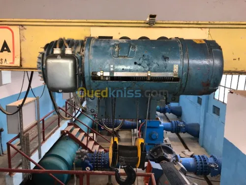 Demag, STAHL, VAHLE, Pont roulant, portique, potence, palan