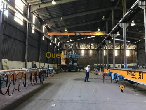 Demag, STAHL, VAHLE, Pont roulant, portique, potence, palan