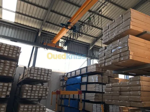 Demag, STAHL, VAHLE, Pont roulant, portique, potence, palan