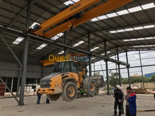 Demag, STAHL, VAHLE, Pont roulant, portique, potence, palan