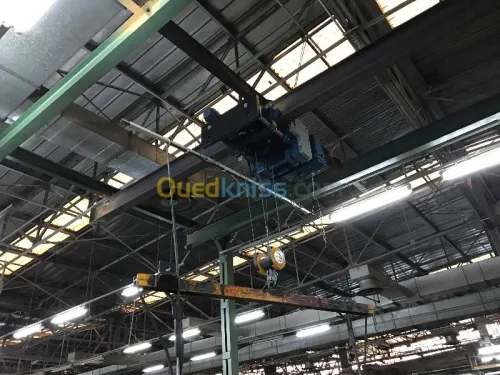 Demag, STAHL, VAHLE, Pont roulant, portique, potence, palan