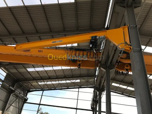 Demag, STAHL, VAHLE, Pont roulant, portique, potence, palan