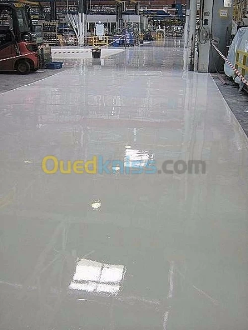 Dallage, Revêtement sol epoxy