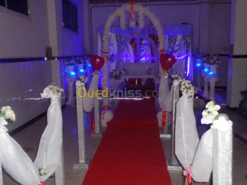 Décoration des salle des fêtes 