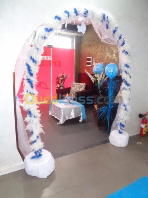 Décoration des salle des fêtes 