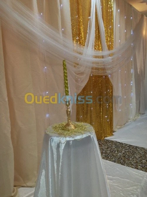 Décoration des salle des fêtes 