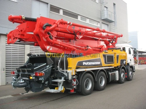 LOCATION POMPE A BETON SUR CAMION 48M 