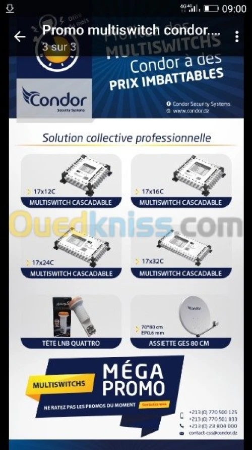 Matériel collective multiswitch
