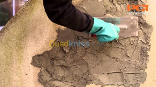 Mortier fin de réparation/resurfaçage