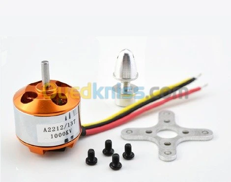 Moteur brushless + Esc  + 2 hélice  Arduino 