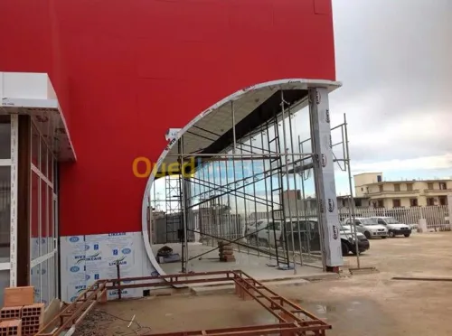 Revétement façade en alucoband