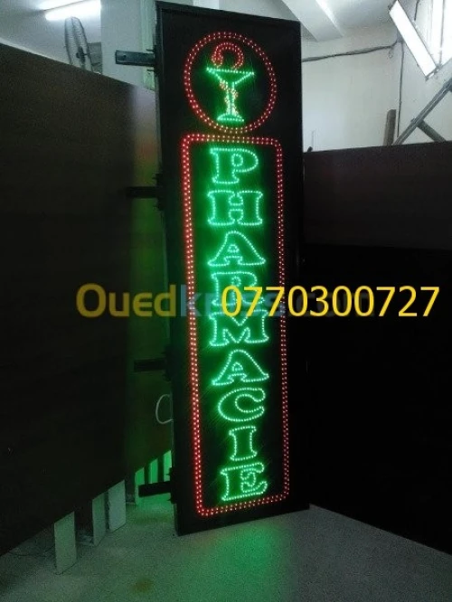 Réalisation de plaques publicitaires