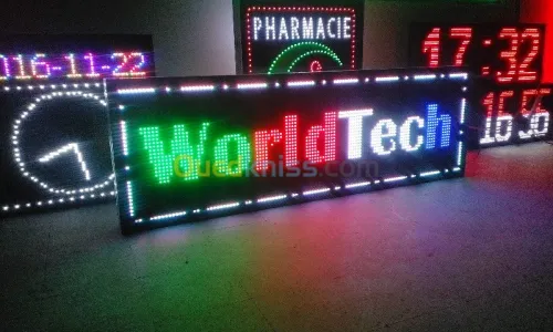 Réalisation de plaques publicitaires