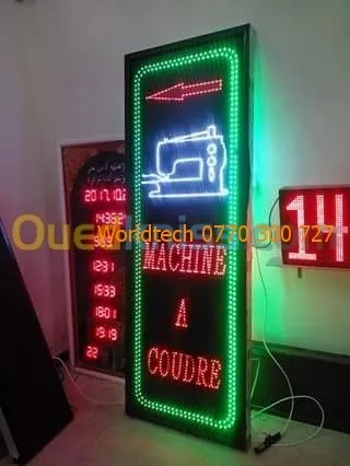 Réalisation de plaques publicitaires