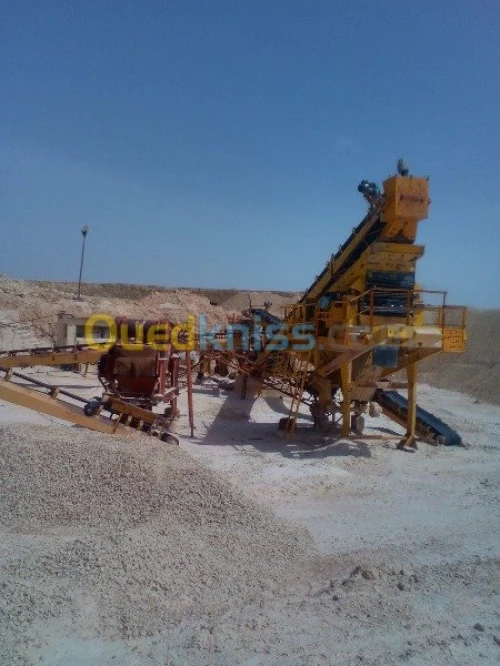 production gravier et sable 