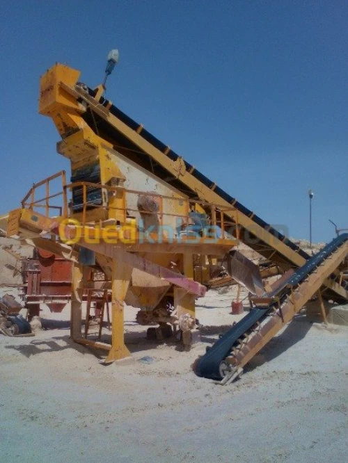 production gravier et sable 