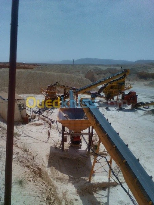 production gravier et sable 