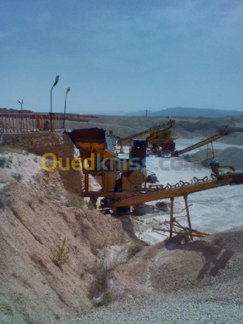 production gravier et sable 
