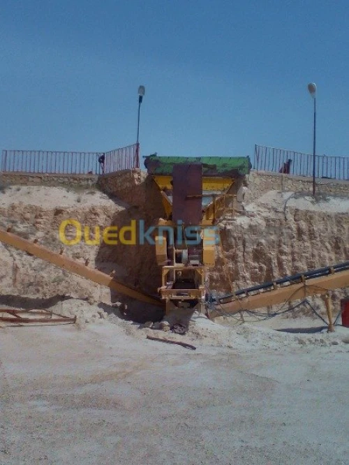 production gravier et sable 