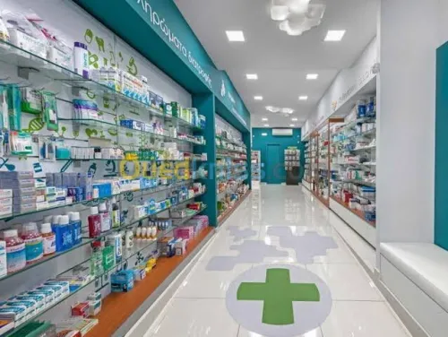 comptoir et étagère pharmacie algerie
