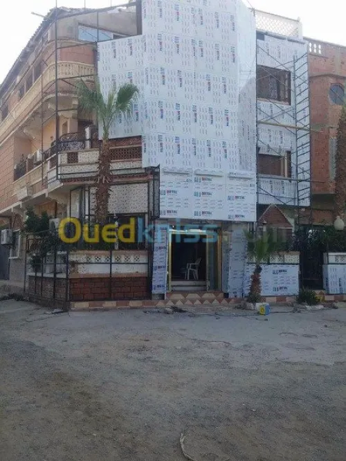 Habillages des façades en alucobande aluco
