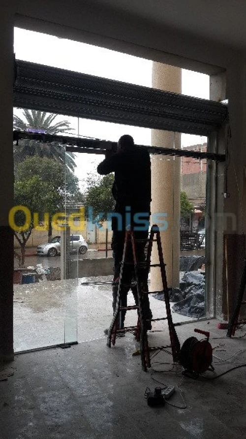 façade en verre trempè