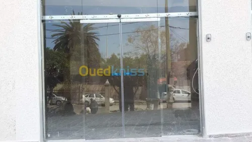 façade en verre trempè