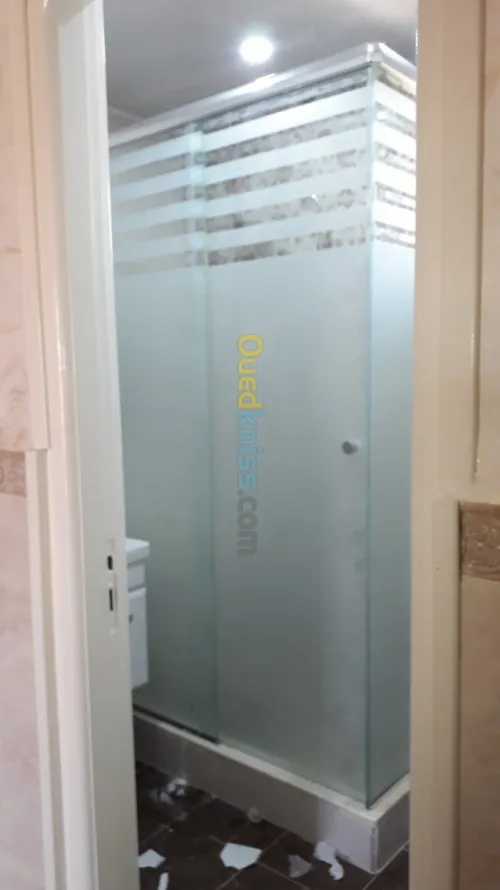 façade en verre trempè