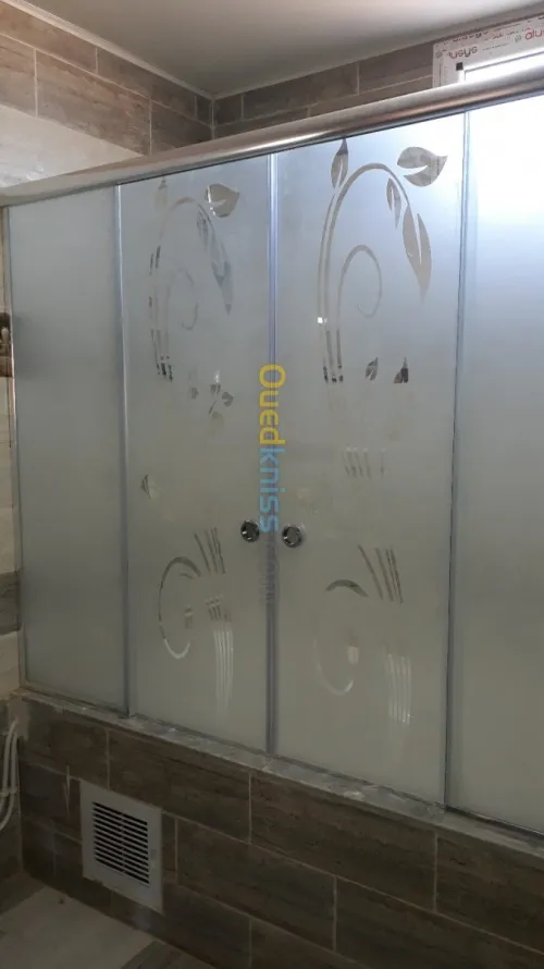 façade en verre trempè